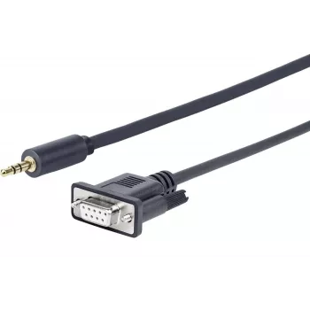 Vivolink PROMJDSUB9-25 sériový kábel čierny 25 m 3,5 mm D-Sub (DB-9)