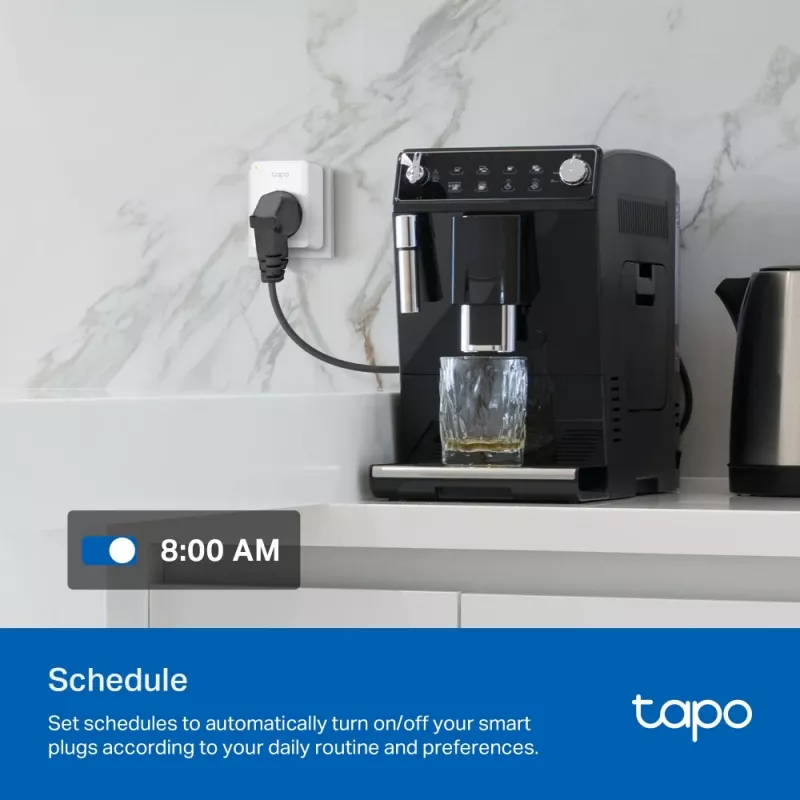 TP-Link Tapo P110 Mini inteligentná zásuvka Wi-Fi, monitorovanie spotreby energie (2 ks)