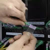 Samolepiaca tlačová etiketa Brady M4-51-427 čierna biela vinyl 2,54x6,35cm