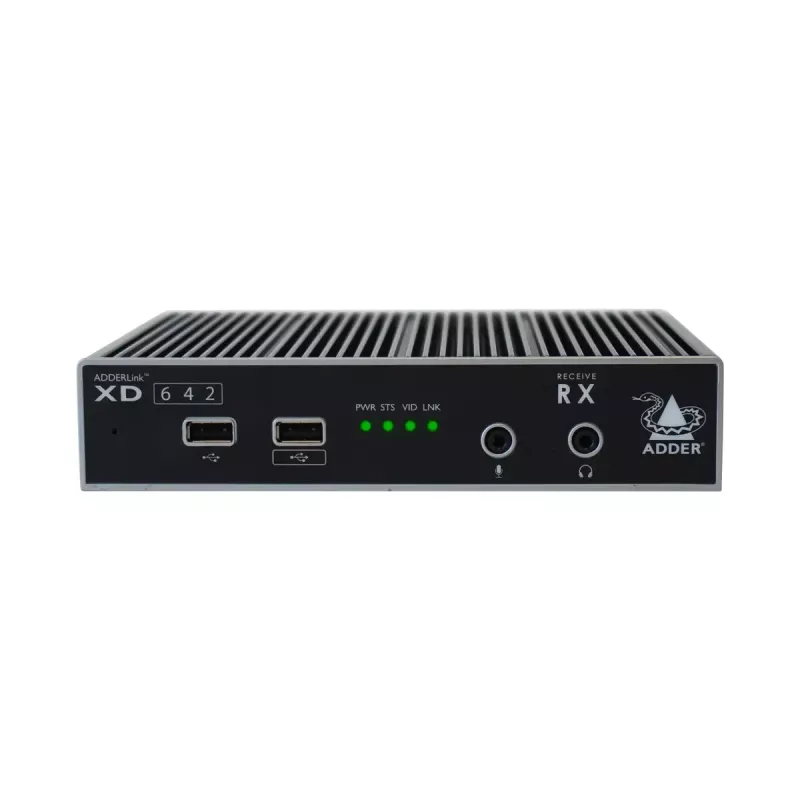 KVM extender vysielač a prijímač ADDER XD642P-DP káblový 4000 m