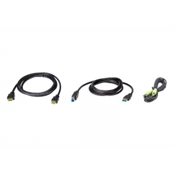KVM kábel ATEN 2L-7D02UHX3 1,8 m USB HDMI