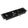 Rack príslušenstvo Lanview RAF115BL-UK 1U 2 ventilátory čierna
