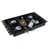 Rack príslušenstvo Lanview RAF120BL-UK 1U 4 ventilátory čierna
