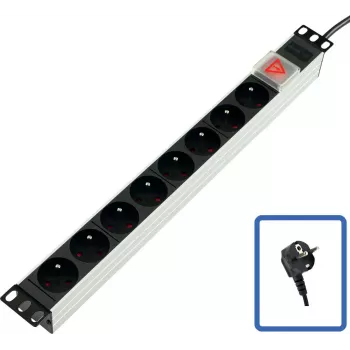 Jednotka rozvodu napájania Lanview TUPS031 čierna 4000W 510mm