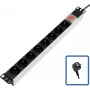 Jednotka rozvodu napájania Lanview TUPS031 čierna 4000W 510mm
