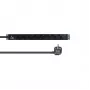 Lanview LVR-3MSCH-LIC-SCH8 jednotka rozvodu napájania (PDU) 8 AC výstupy 1U čierna