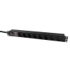 Lanview LVR-2MSCH-SW-C13-8 jednotka rozvodu napájania (PDU) 8 AC výstupy 1U čierna
