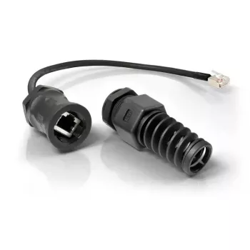 Sieťový kábel QuWireless QRJ45 RJ-45 RJ-45 0,16 m čierna