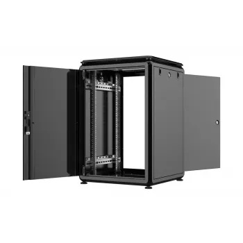 Rack skriňa Lanview RDL16U66BL 16U čierna 600 kg IP20