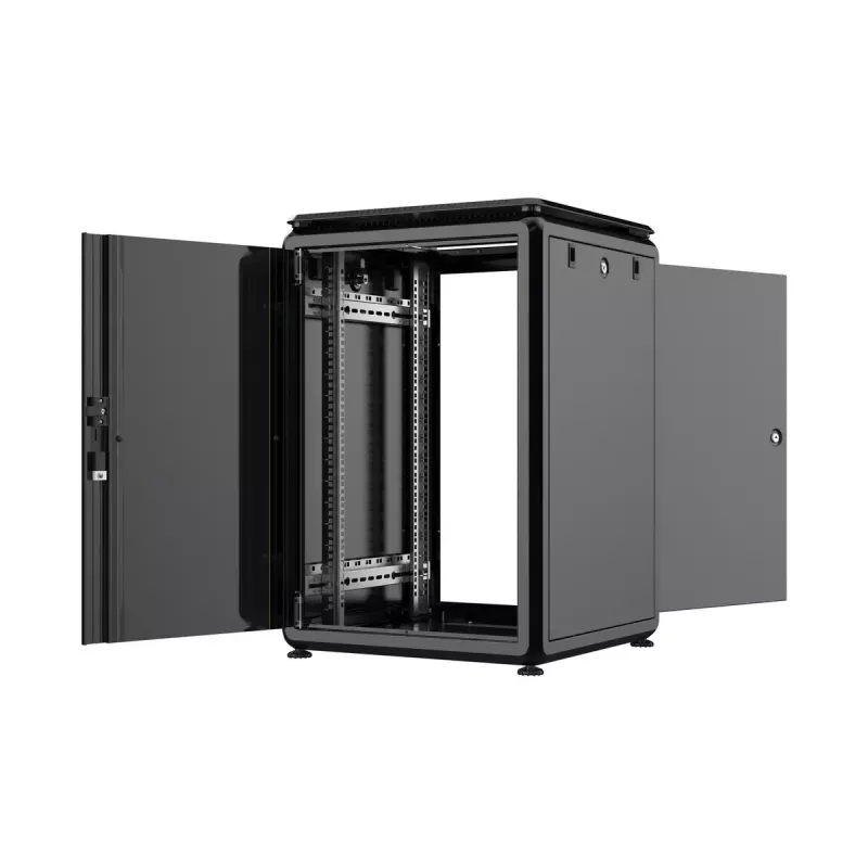 Rack skriňa Lanview RDL16U66BL 16U čierna 600 kg IP20