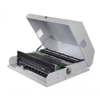 Nástenný rack Lanview RWSLMWH 8U IP20 biela
