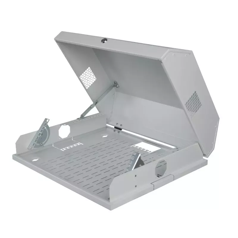 Nástenný rack Lanview RWSLMWH 8U IP20 biela