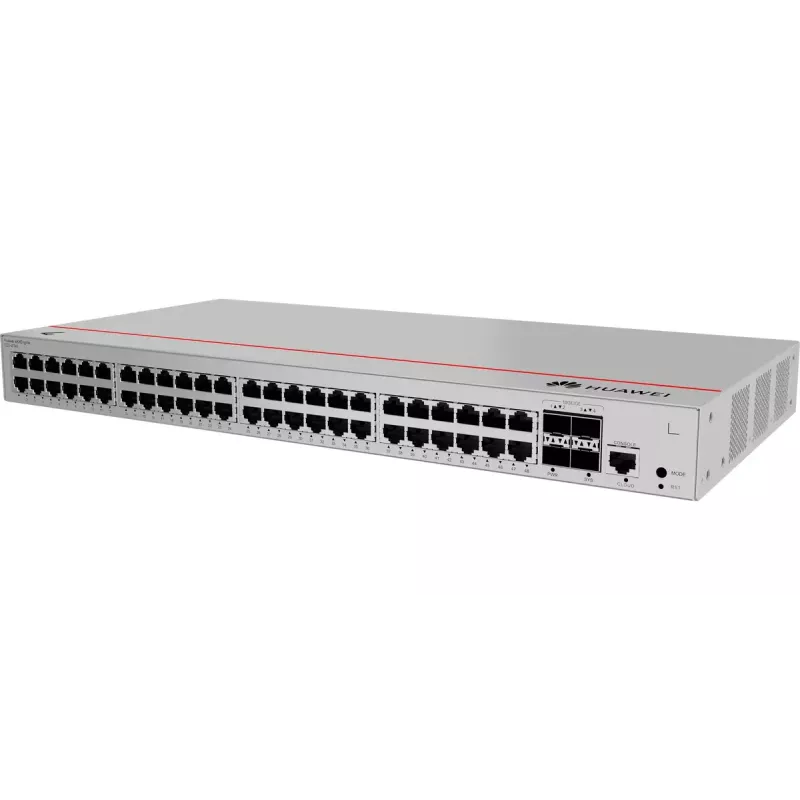 Switch Huawei S220-48T4X Gigabit Ethernet 1U sivá