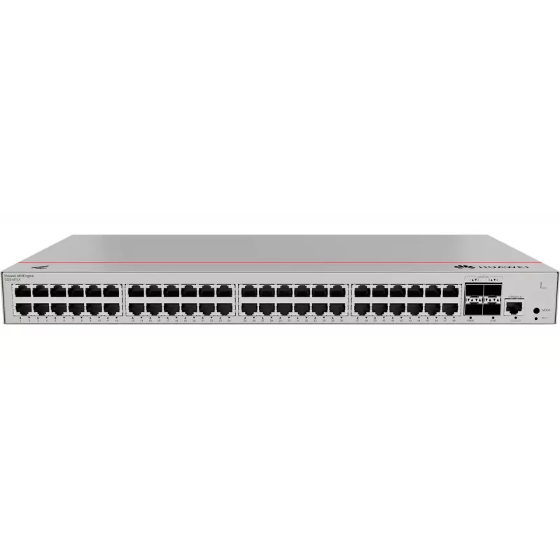 Switch Huawei S220-48T4X Gigabit Ethernet 1U sivá