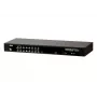 ATEN 16-portový USB/PS2 VGA KVM switch, 2048 x 1536 pixelov, QXGA, rackmontáž, 6,5 W, 1U, čierna