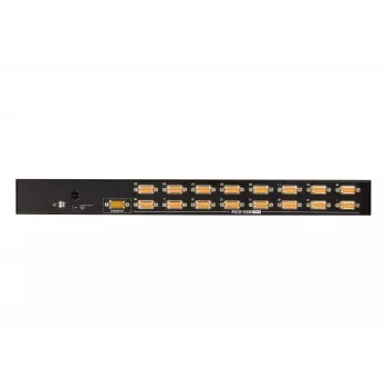 ATEN 16-portový USB/PS2 VGA KVM switch, 2048 x 1536 pixelov, QXGA, rackmontáž, 6,5 W, 1U, čierna