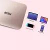 ATEN UH3235 USB-C 4K ultra mini dok s priechodným napájaním