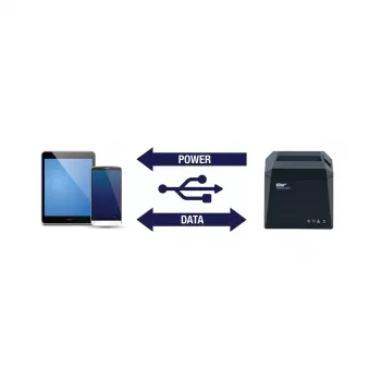 POS tlačiareň Star Micronics TSP143IV UEWB GY termálna 250 mm/s káblová bezdrôtová