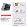 Handle RAM Mounts GDS Roto-Mag čierny Composite 8 palcov