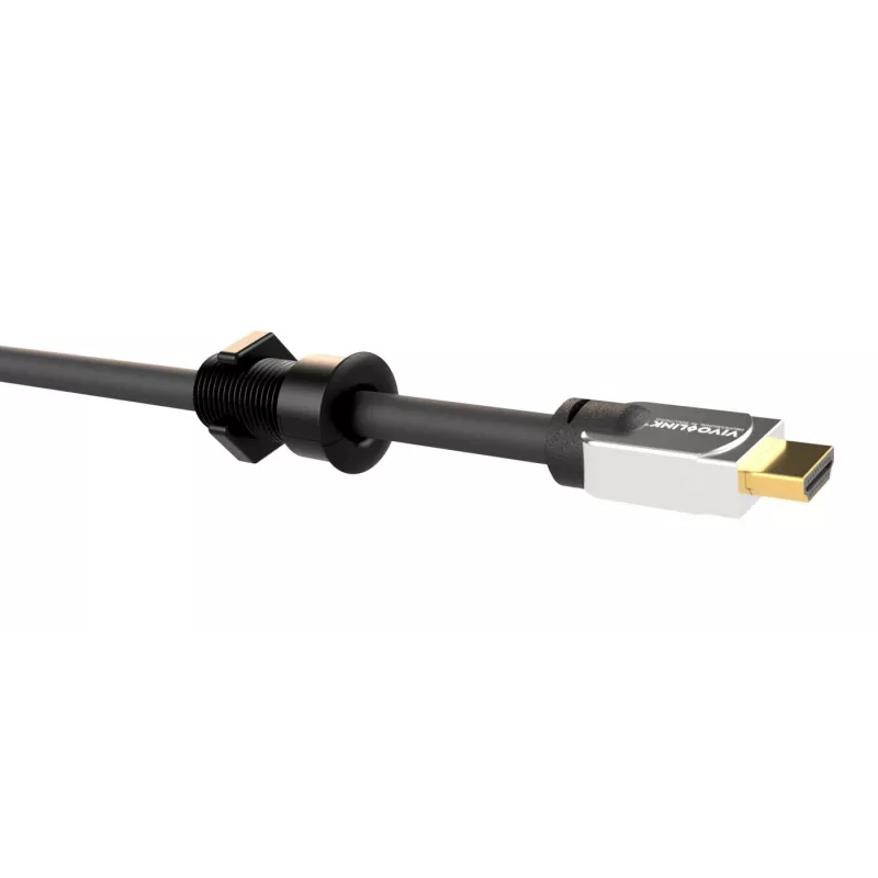 Vivolink VLDG22-B stolová káblová priechodka pre otvor 22 mm, hliník, čierna