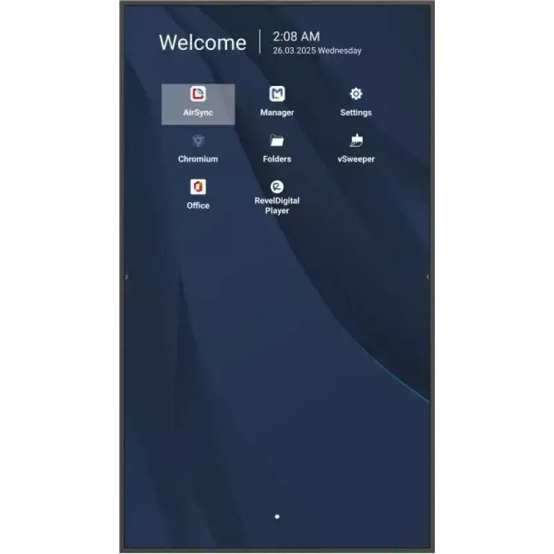 Komerčný 86-palcový 4K-LCD displej VIEWSONIC CDE8614-2C, 3840x2160, 500 cd/m², Android 14, Wi-Fi, 24/7