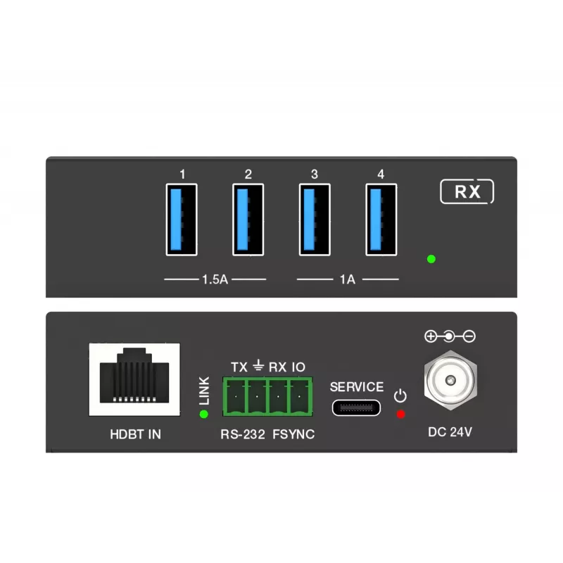 KVM rozširujúci modul Vivolink VLUSB3EXT100 USB 3.0 100m