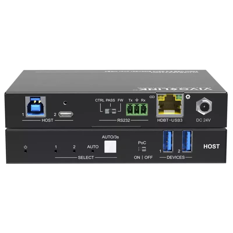 KVM rozširujúci modul Vivolink VLUSB3EXT100H USB 3.0 100m