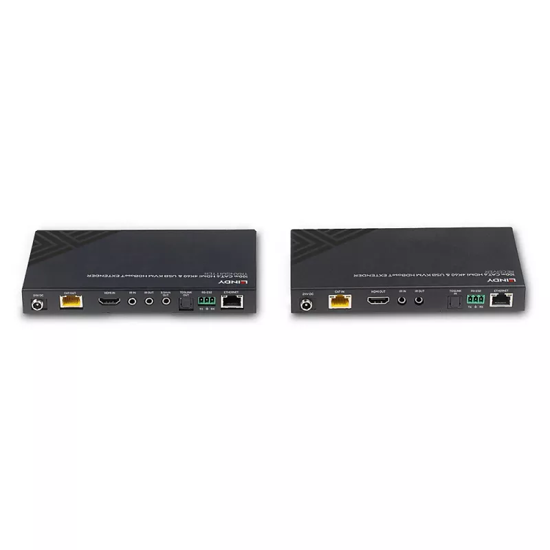 Lindy 100m Cat.6 HDMI 4K60, audio, IR a RS-232 HDBaseT KVM rozširujúci modul