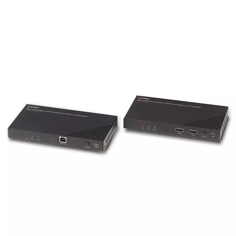 Lindy 100m Cat.6 HDMI 4K60, audio, IR a RS-232 HDBaseT KVM rozširujúci modul