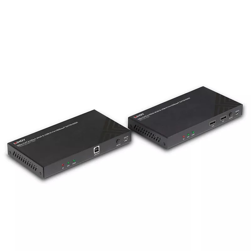 Lindy 100m Cat.6 HDMI 4K60, audio, IR a RS-232 HDBaseT KVM rozširujúci modul