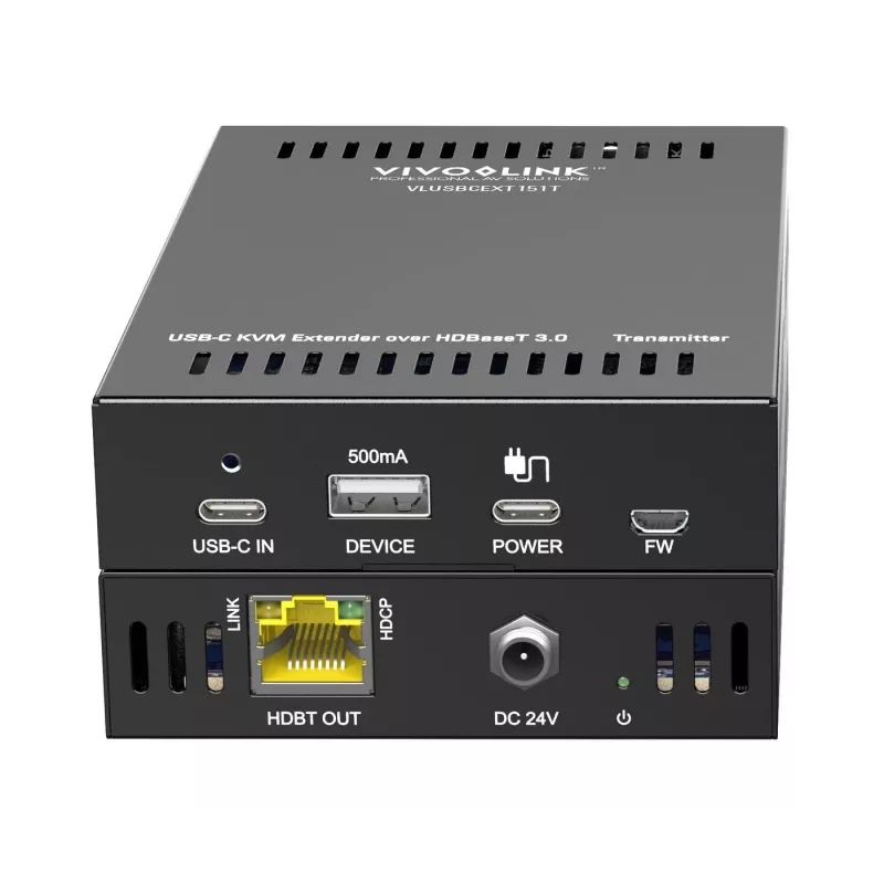 KVM rozširujúci modul vysielač a prijímač Vivolink VLUSBCEXT151 HDMI USB káblový 70 m