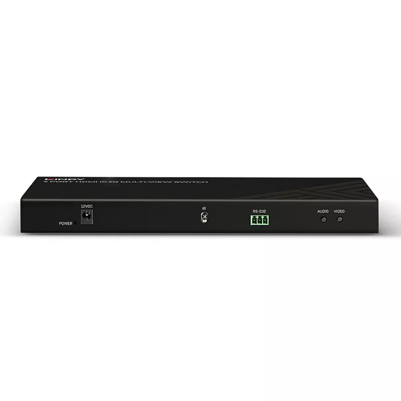 Lindy 9 port HDMI 10.2G multi-view switch čierny 30Hz