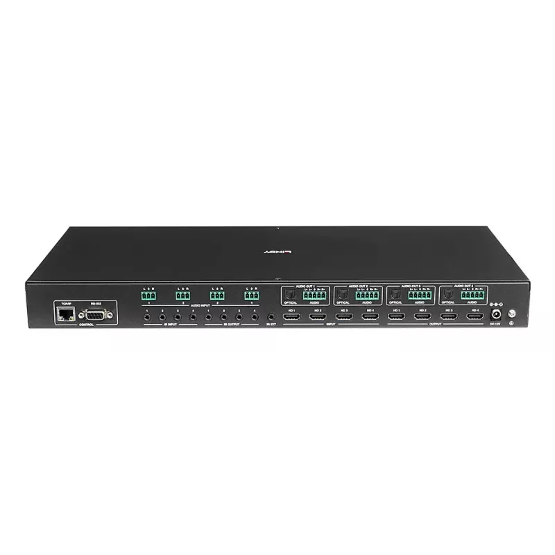 AV maticový prepínač Lindy 4x4 HDMI 4K60 3840x2160 18 Gbit/s