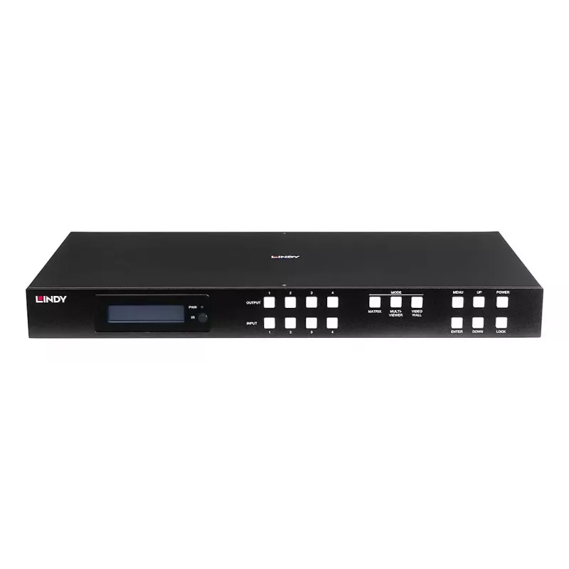 AV maticový prepínač Lindy 4x4 HDMI 4K60 3840x2160 18 Gbit/s