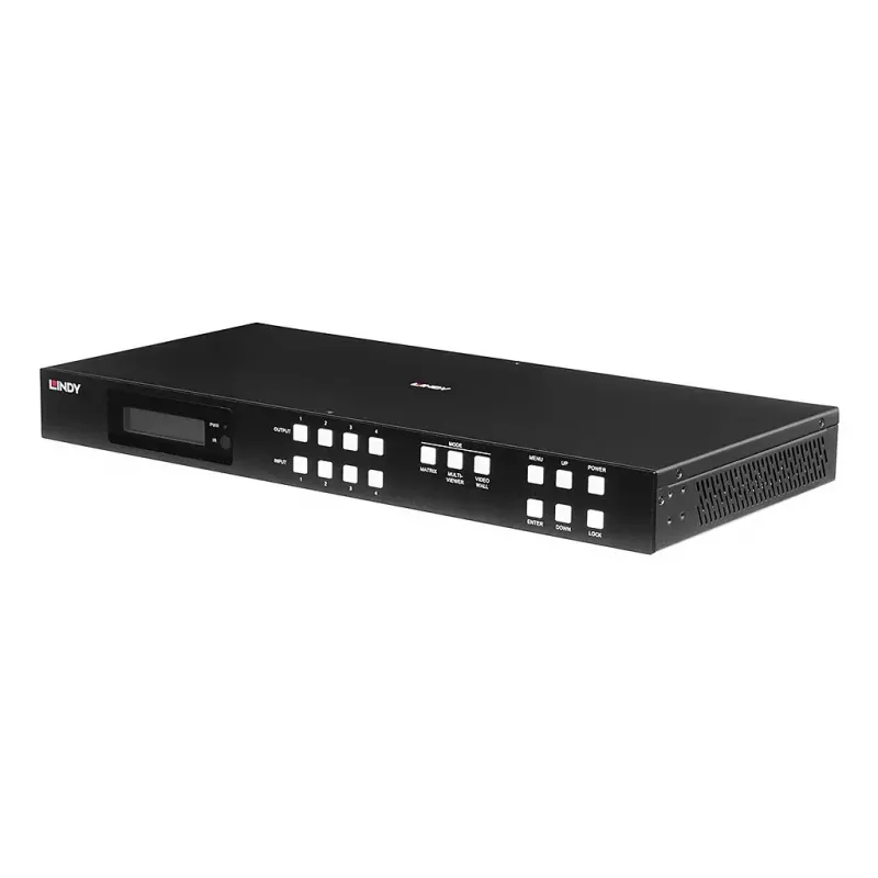 AV maticový prepínač Lindy 4x4 HDMI 4K60 3840x2160 18 Gbit/s