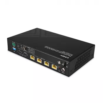 Lindy 100m Cat.6 4-portový HDMI 4K60 HDBT splitter extender