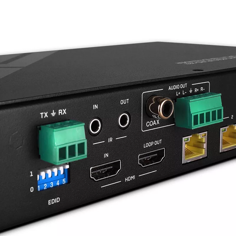 Lindy 100m Cat.6 4-portový HDMI 4K60 HDBT splitter extender