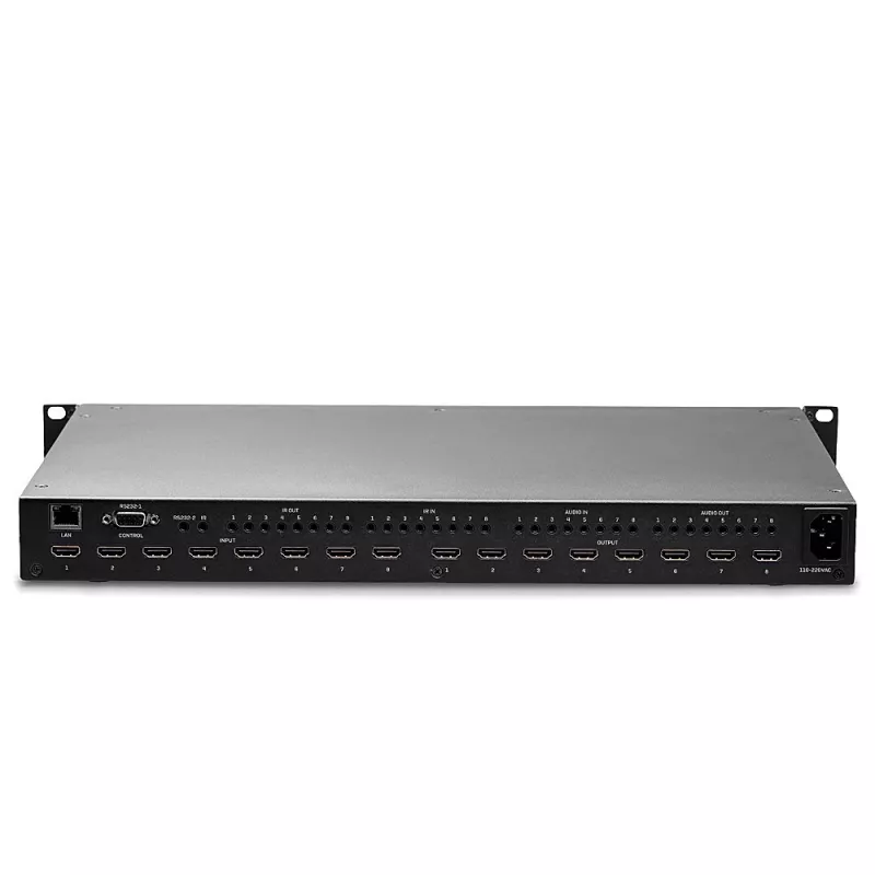 Lindy 8x8 HDMI 18G matrix s škálovaním videosteny