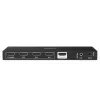 Lindy 4-portový HDMI 8K60 prepínač s eARC HDMI USB A USB C
