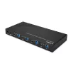 Lindy 4-portový HDMI 4K60, USB 3.0 a audio KVM switch