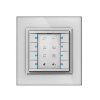 Vivolink VLCP8B tlačidlový panel biely