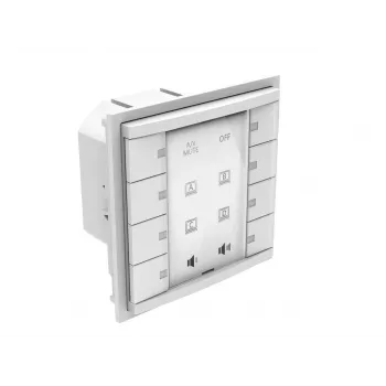 Vivolink VLCP8B tlačidlový panel biely