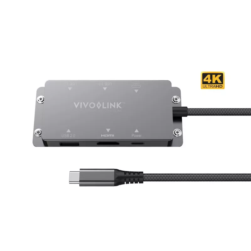 USB grafický adaptér Vivolink VLUSBCHUB 3840 x 2160 pixelov USB Type-C
