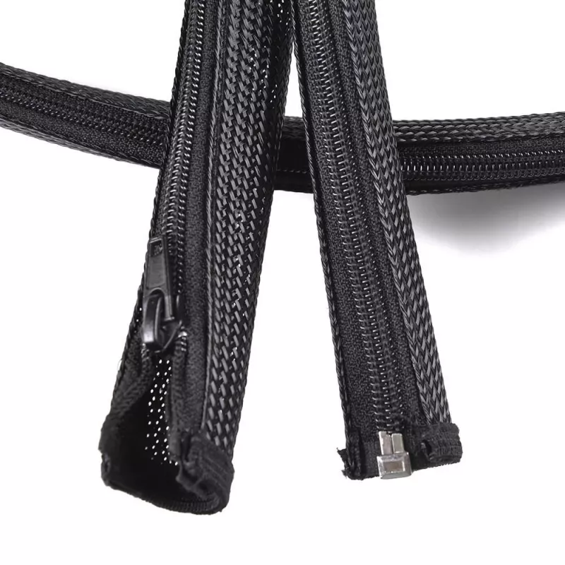 Káblový kryt Vivolink PROZIPSLEEVE2028 čierny polyester 2cm 2800mm