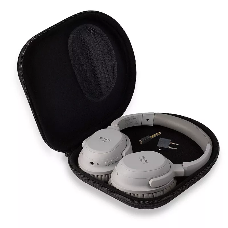 Lindy LH500XW headset káblový a bezdrôtový cez hlavu hovory/hudba Micro-USB Bluetooth sivý