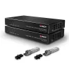 AV vysielač a prijímač Lindy 300m optický HDMI 18G a IR extender