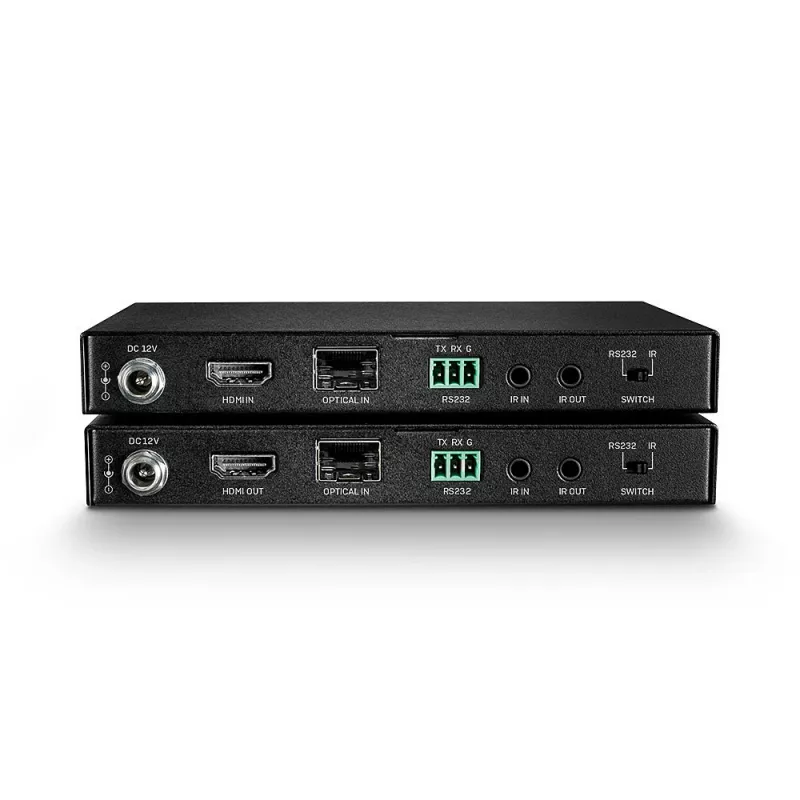 AV vysielač a prijímač Lindy 300m optický HDMI 18G a IR extender