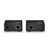 AV vysielač a prijímač Lindy 150m Cat.6 TosLink a koaxiálny digitálny audio extender