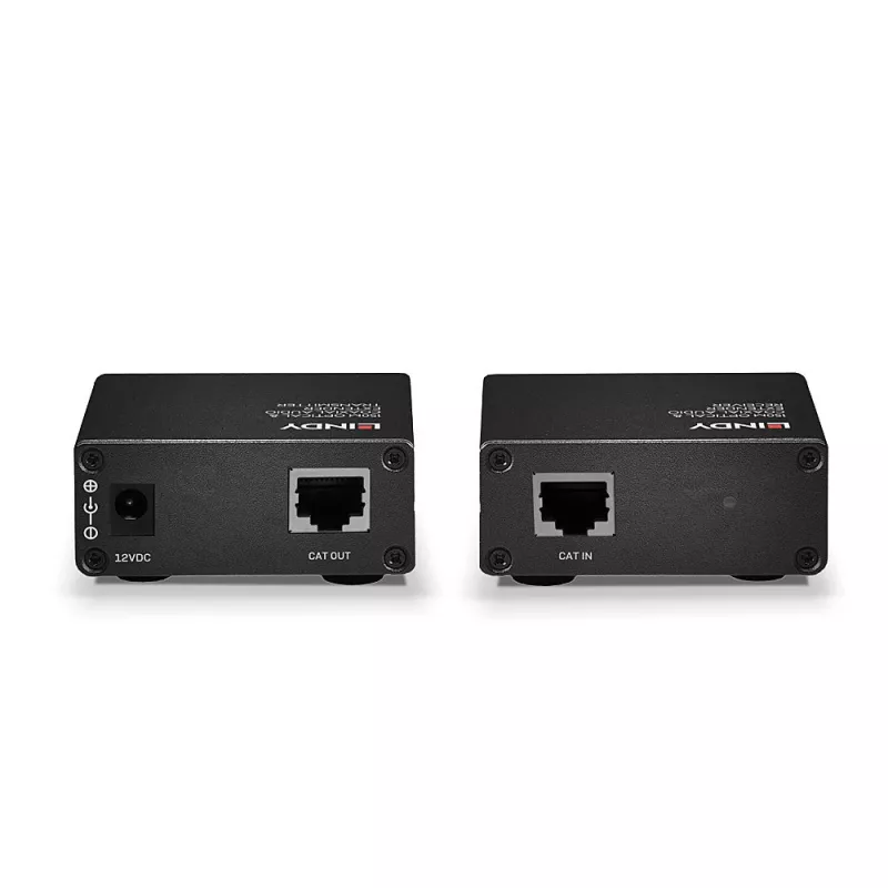 AV vysielač a prijímač Lindy 150m Cat.6 TosLink a koaxiálny digitálny audio extender