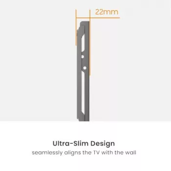 Nástenný držiak monitora VivoLink WALL-SMALL — kompaktný pevný držiak pre malé obrazovky